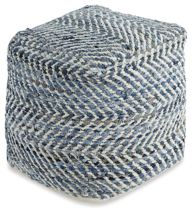 Chevron Pouf - Nick's Furniture (IL)