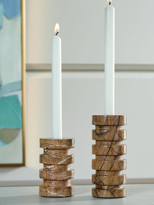 Emsleyfield Candle Holder Set (Set of 2) - Nick's Furniture (IL)