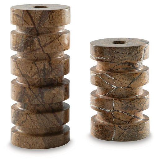 Emsleyfield Candle Holder Set (Set of 2) - Nick's Furniture (IL)
