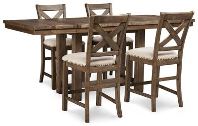 Moriville Counter Height Dining Set - Nick's Furniture (IL)