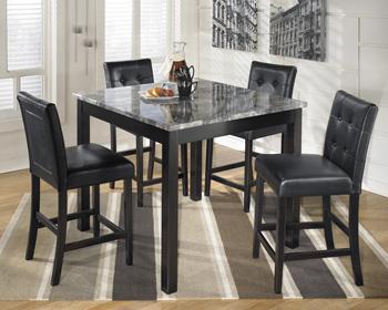 Maysville Counter Height Dining Table and Bar Stools (Set of 5)