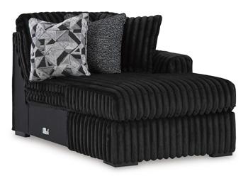 Midnight-Madness Sectional with Chaise - Nick's Furniture (IL)