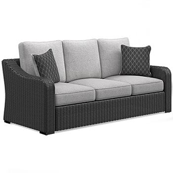 Beachcroft Outdoor Sofa with Cushion - Nick's Furniture (IL)