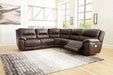 Dunleith Power Reclining Sectional - Nick's Furniture (IL)