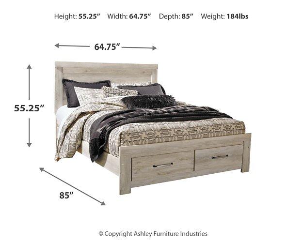 Bellaby Bed with 2 Storage Drawers - Nick's Furniture (IL)