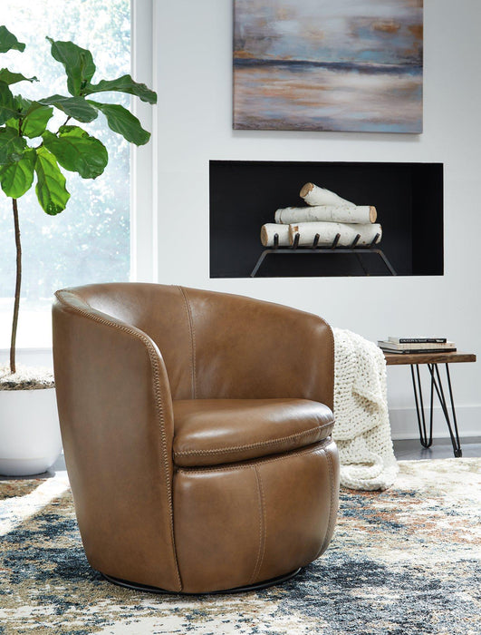 Kierreys Swivel Accent Chair - Nick's Furniture (IL)