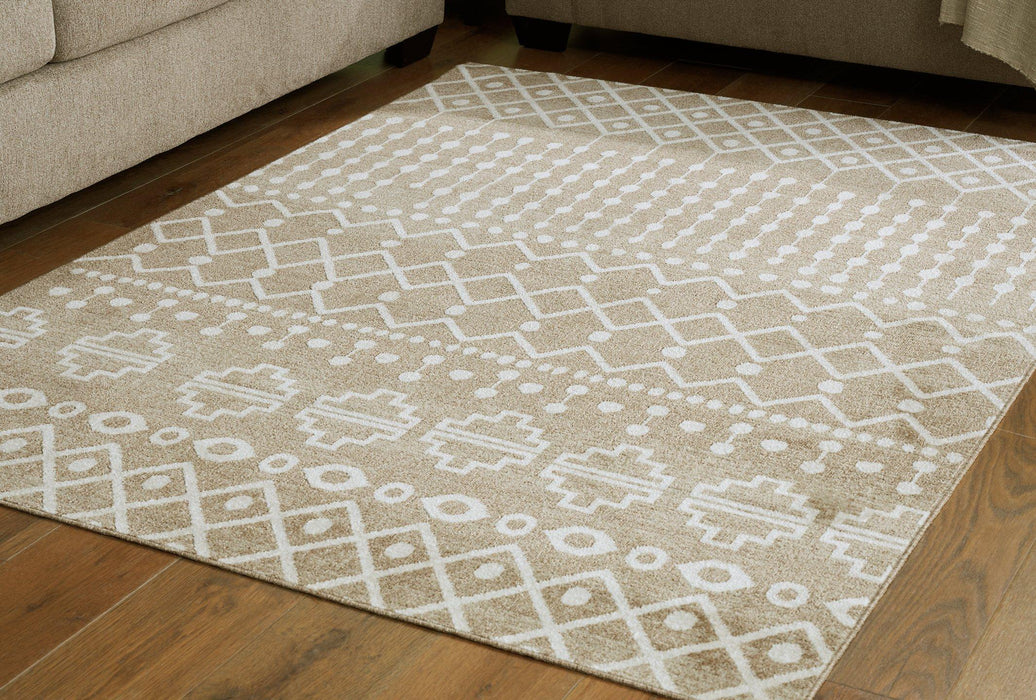 Bunchly 4'11" x 7'2" Washable Rug - Nick's Furniture (IL)