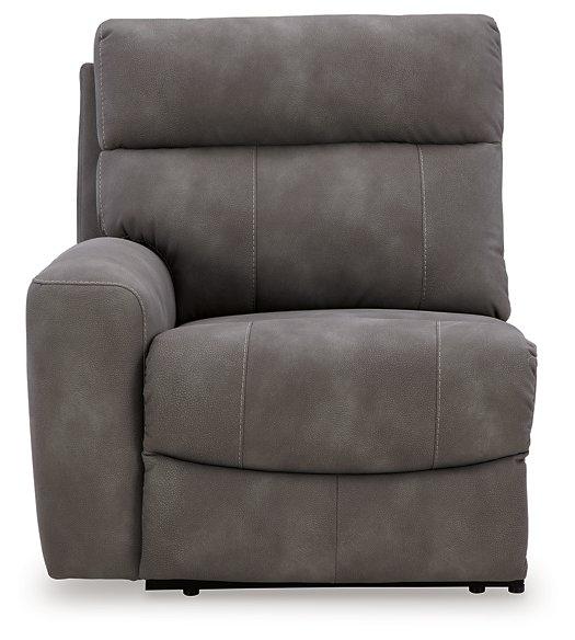 Next-Gen DuraPella Power Reclining Sectional Loveseat with Console - Nick's Furniture (IL)