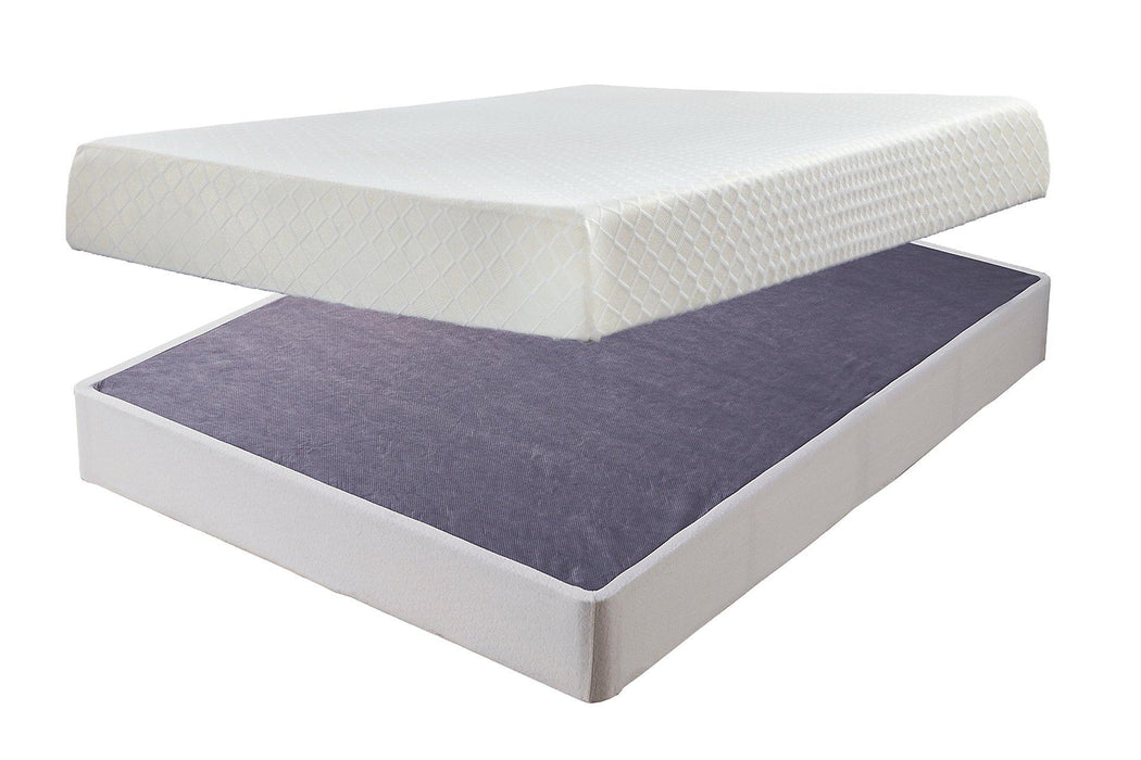 10 Inch Chime Memory Foam Mattress Set - Nick's Furniture (IL)