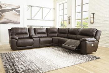 Dunleith Power Reclining Sectional - Nick's Furniture (IL)