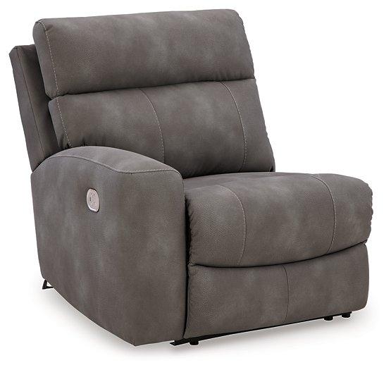 Next-Gen DuraPella Power Reclining Sectional Loveseat with Console - Nick's Furniture (IL)