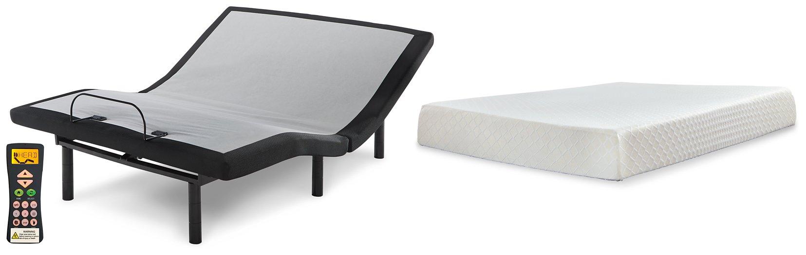10 Inch Chime Memory Foam Mattress Set - Nick's Furniture (IL)