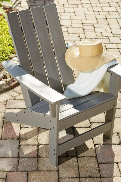 Visola Outdoor Adirondack Chair Set with End Table - Nick's Furniture (IL)