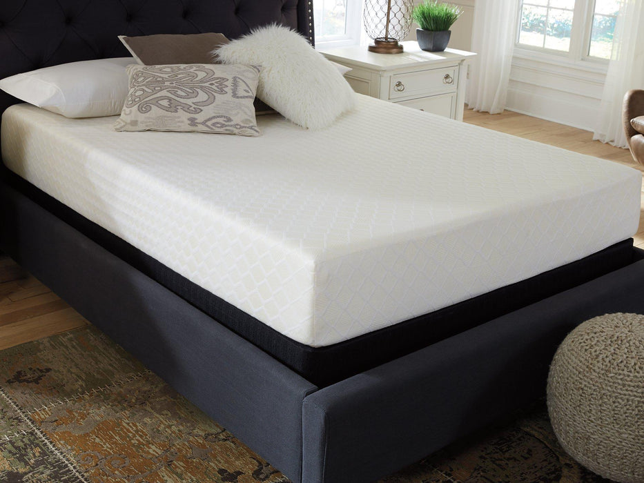 10 Inch Chime Memory Foam Mattress Set - Nick's Furniture (IL)