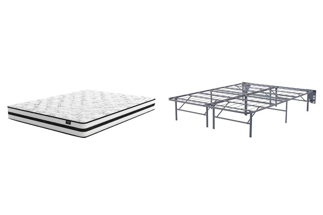 8 Inch Chime Innerspring Mattress Set - Nick's Furniture (IL)