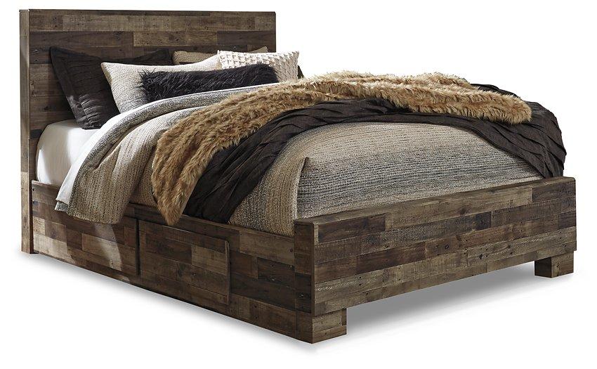 Derekson Bed with 2 Side Storage - Nick's Furniture (IL)