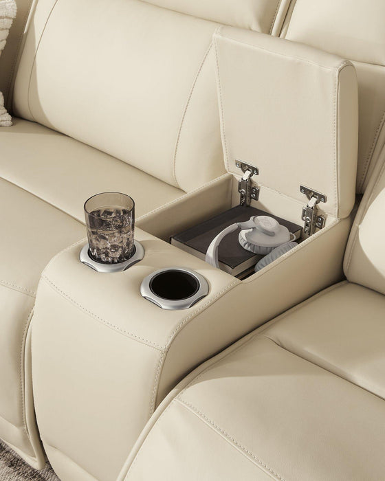 Double Deal Reclining Sectional with Console - Nick's Furniture (IL)