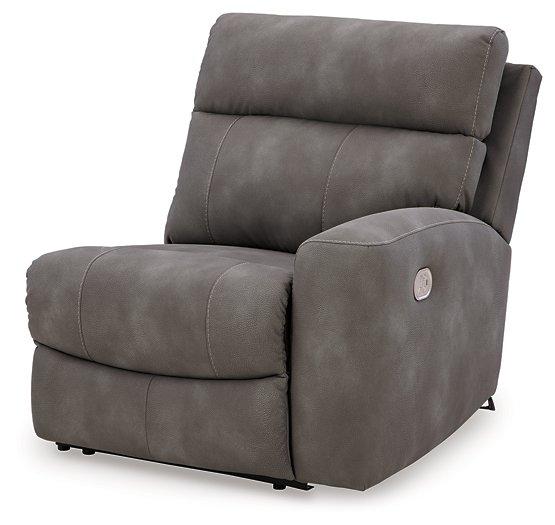 Next-Gen DuraPella Power Reclining Sectional Loveseat with Console - Nick's Furniture (IL)