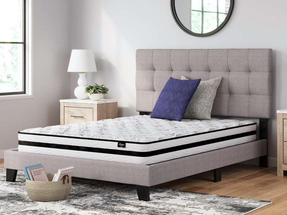 8 Inch Chime Innerspring Mattress Set - Nick's Furniture (IL)