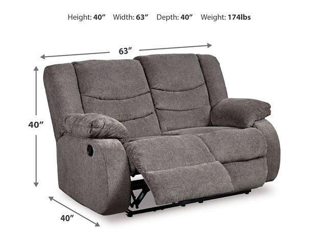 Tulen Reclining Loveseat - Nick's Furniture (IL)
