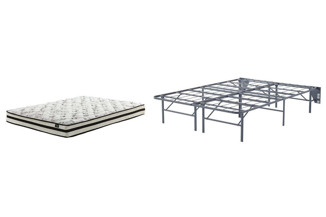 8 Inch Chime Innerspring Mattress Set - Nick's Furniture (IL)