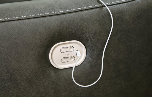 Center Line Power Reclining Sectional Loveseat - Nick's Furniture (IL)