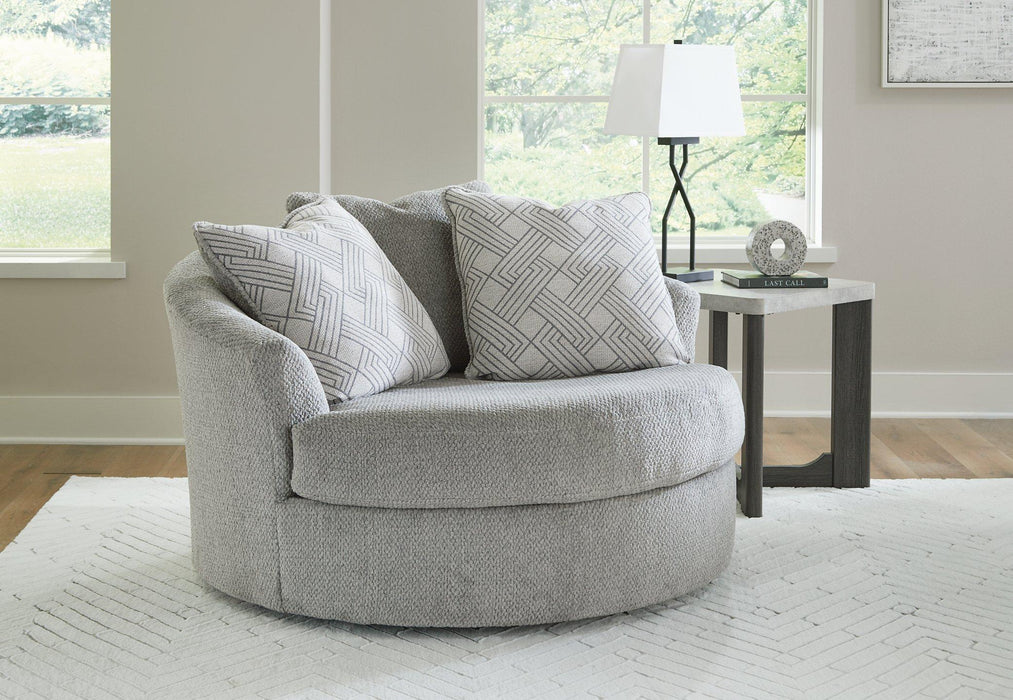 Casselbury Oversized Swivel Accent Chair - Nick's Furniture (IL)