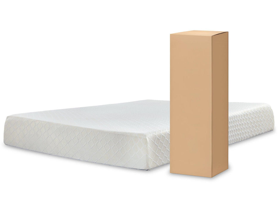 10 Inch Chime Memory Foam Mattress Set - Nick's Furniture (IL)