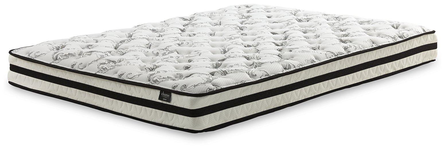 8 Inch Chime Innerspring Mattress Set - Nick's Furniture (IL)