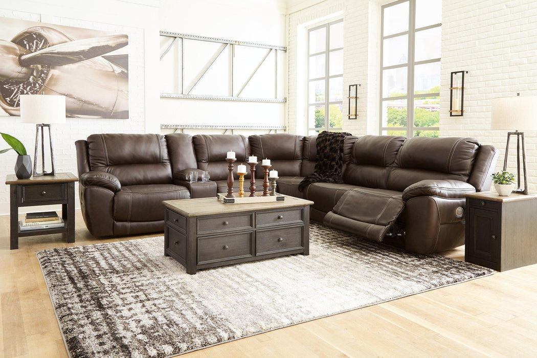 Dunleith Power Reclining Sectional - Nick's Furniture (IL)