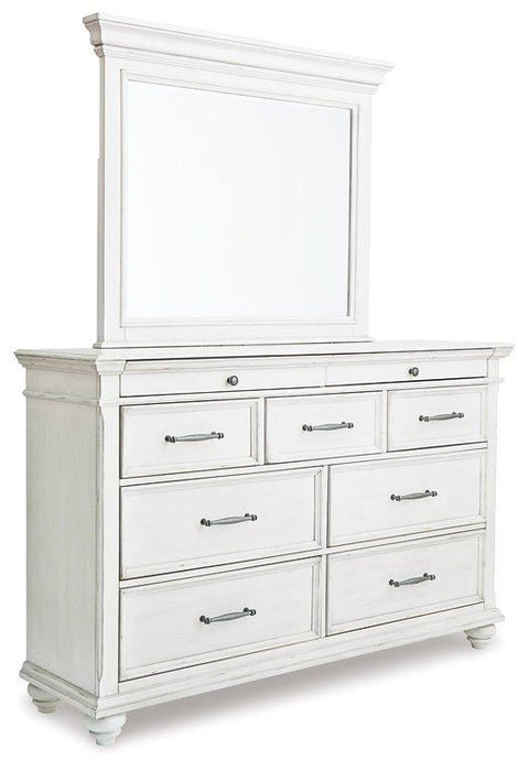 Kanwyn Dresser and Mirror - Nick's Furniture (IL)