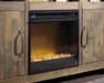Wildenauer 76" TV Stand with Electric Fireplace - Nick's Furniture (IL)