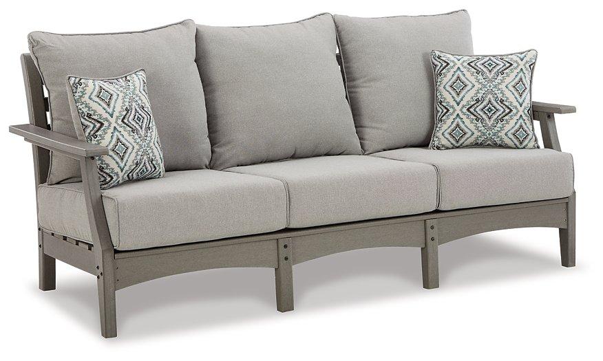 Visola Outdoor Sofa and Loveseat Set - Nick's Furniture (IL)