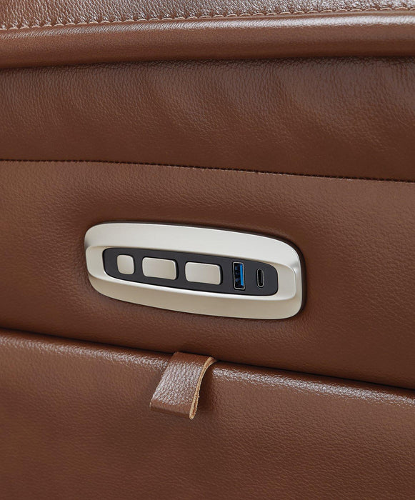 Healy Pier Power Reclining Loveseat with Console - Nick's Furniture (IL)