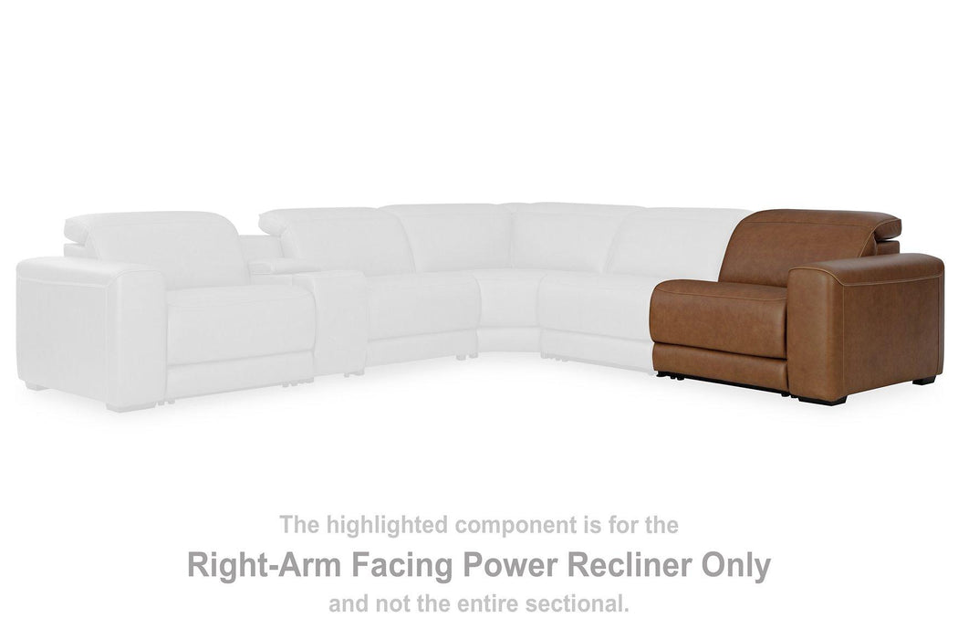 Magic Man 5-Piece Power Reclining Sectional - Nick's Furniture (IL)