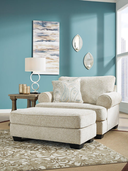 Monaghan Oversized Chair and Ottoman - Nick's Furniture (IL)