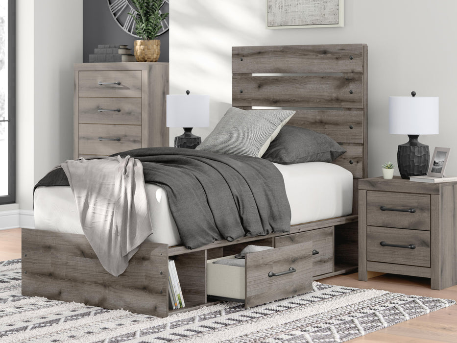 Graystorm Bed with Storage - Nick's Furniture (IL)