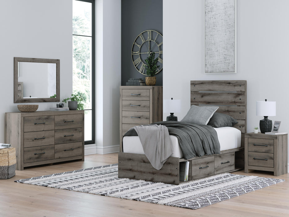 Graystorm Bed with Storage - Nick's Furniture (IL)