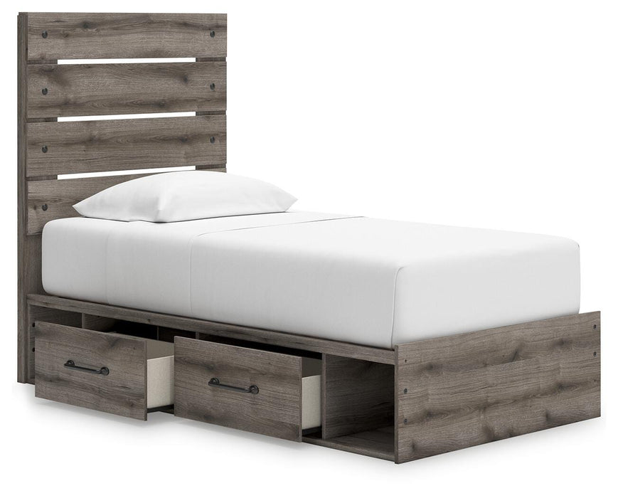 Graystorm Bed with Storage - Nick's Furniture (IL)