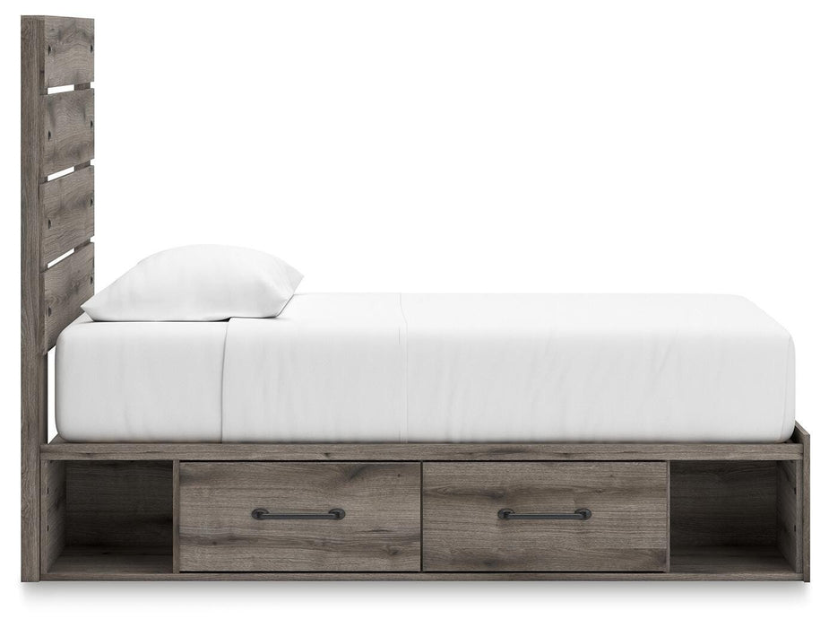 Graystorm Bed with Storage - Nick's Furniture (IL)