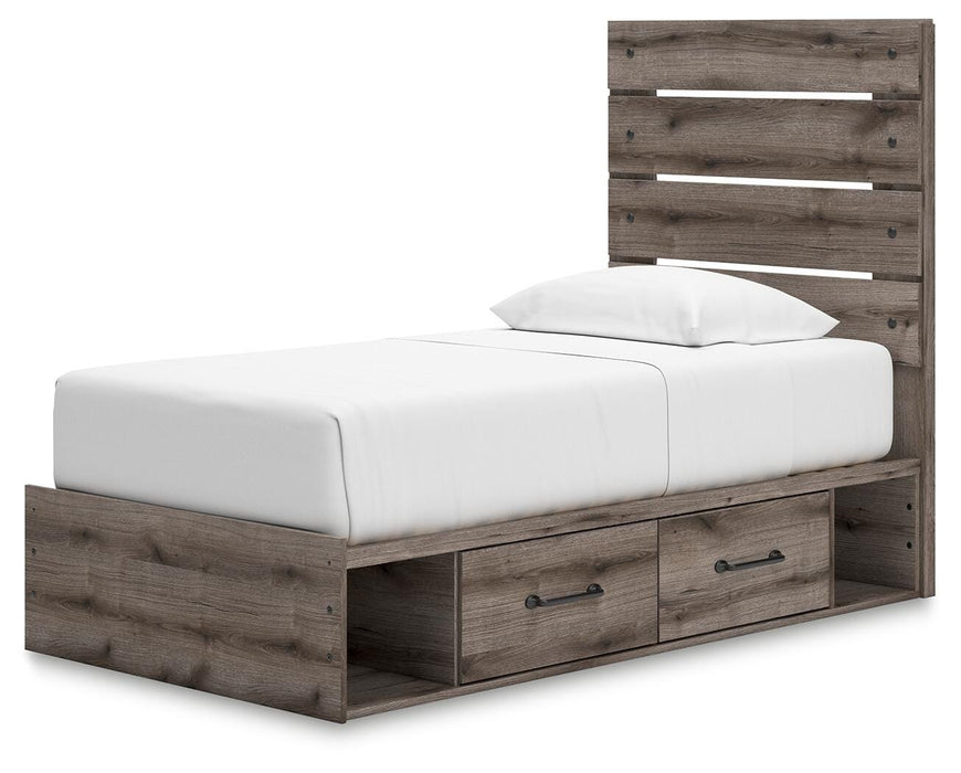 Graystorm Bed with Storage - Nick's Furniture (IL)