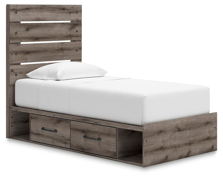 Graystorm Bed with Storage - Nick's Furniture (IL)