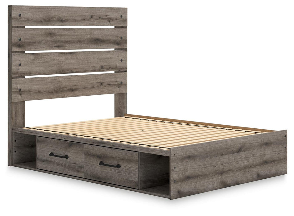 Graystorm Bed with Storage - Nick's Furniture (IL)