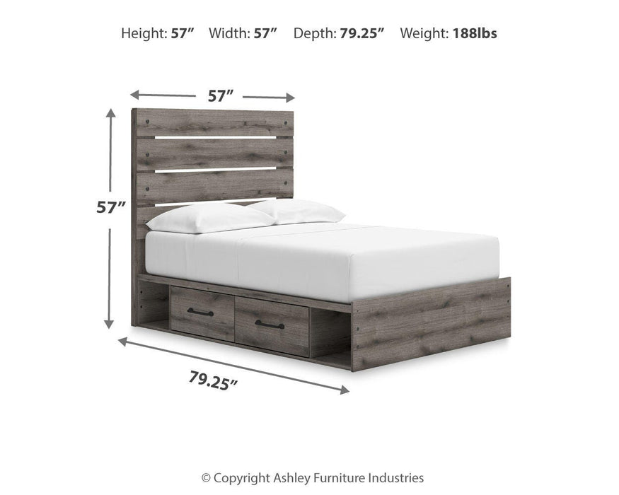 Graystorm Bed with Storage - Nick's Furniture (IL)