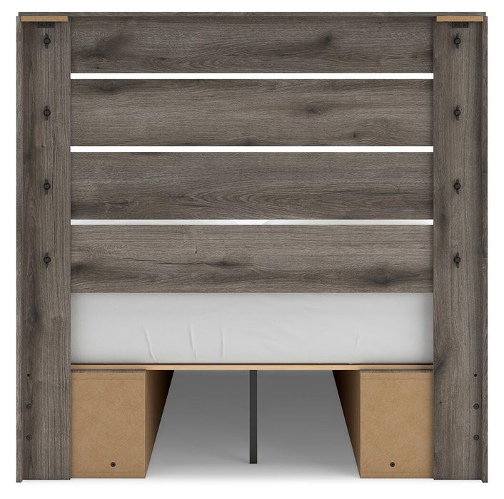 Graystorm Bed with Storage - Nick's Furniture (IL)
