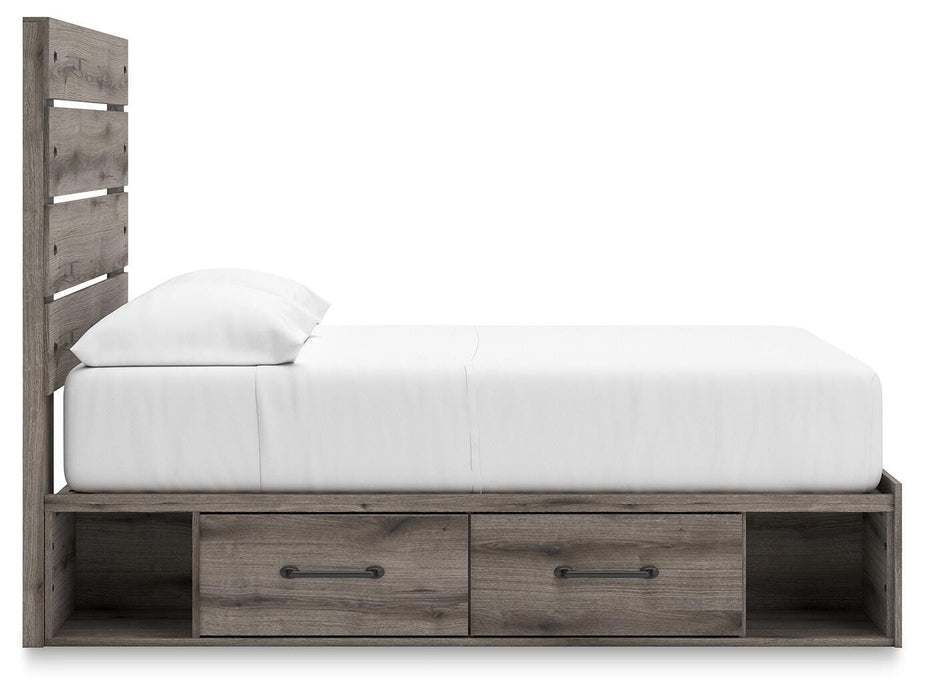 Graystorm Bed with Storage - Nick's Furniture (IL)