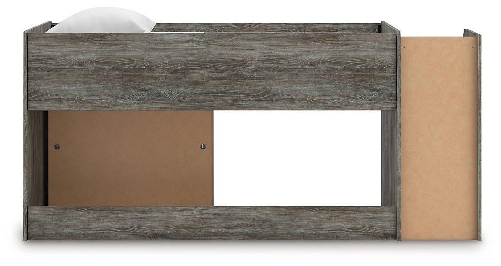 Frandern Loft Bed with Bookcase Storage - Nick's Furniture (IL)