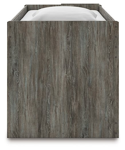 Frandern Loft Bed with Bookcase Storage - Nick's Furniture (IL)