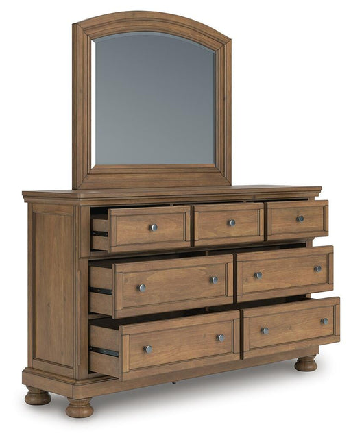 Feddinger Dresser and Mirror - Nick's Furniture (IL)