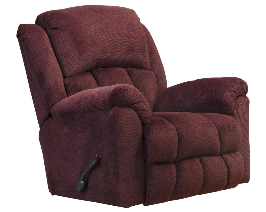 Catnapper Bingham Rocker Recliner w/Deluxe Heat & Massage in Cinnabar 4211-2